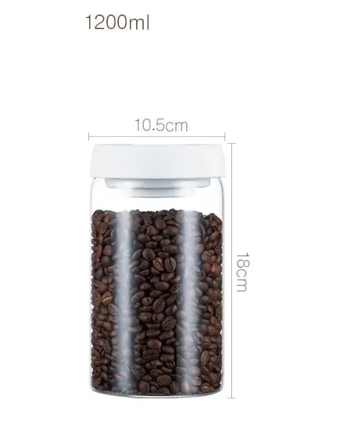 Vacuum Sealed Glass Jar