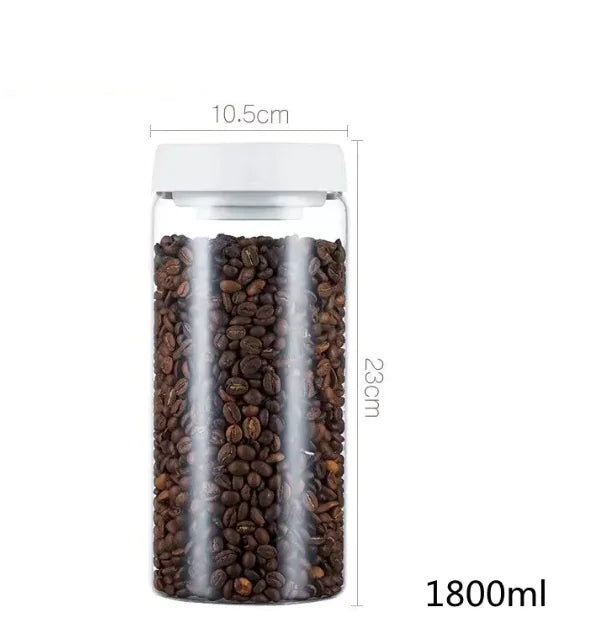 Vacuum Sealed Glass Jar