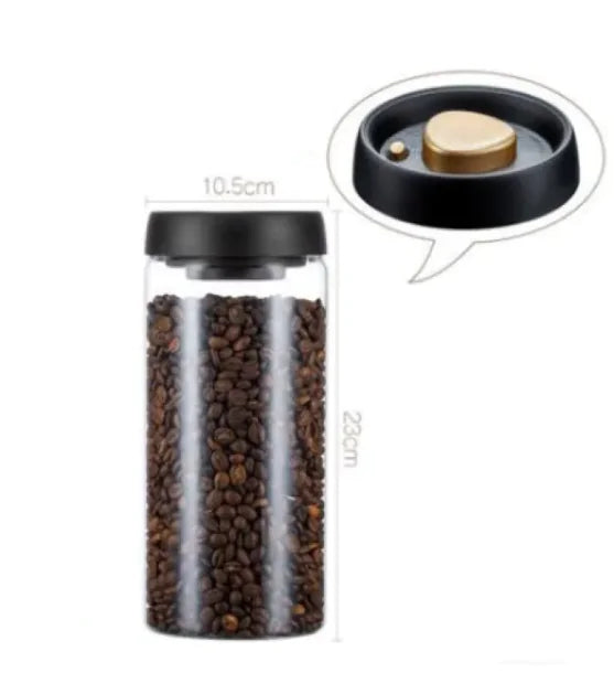 Vacuum Sealed Glass Jar