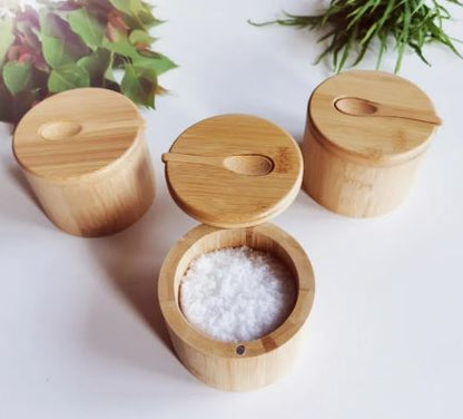 Bamboo Condiment Storage
